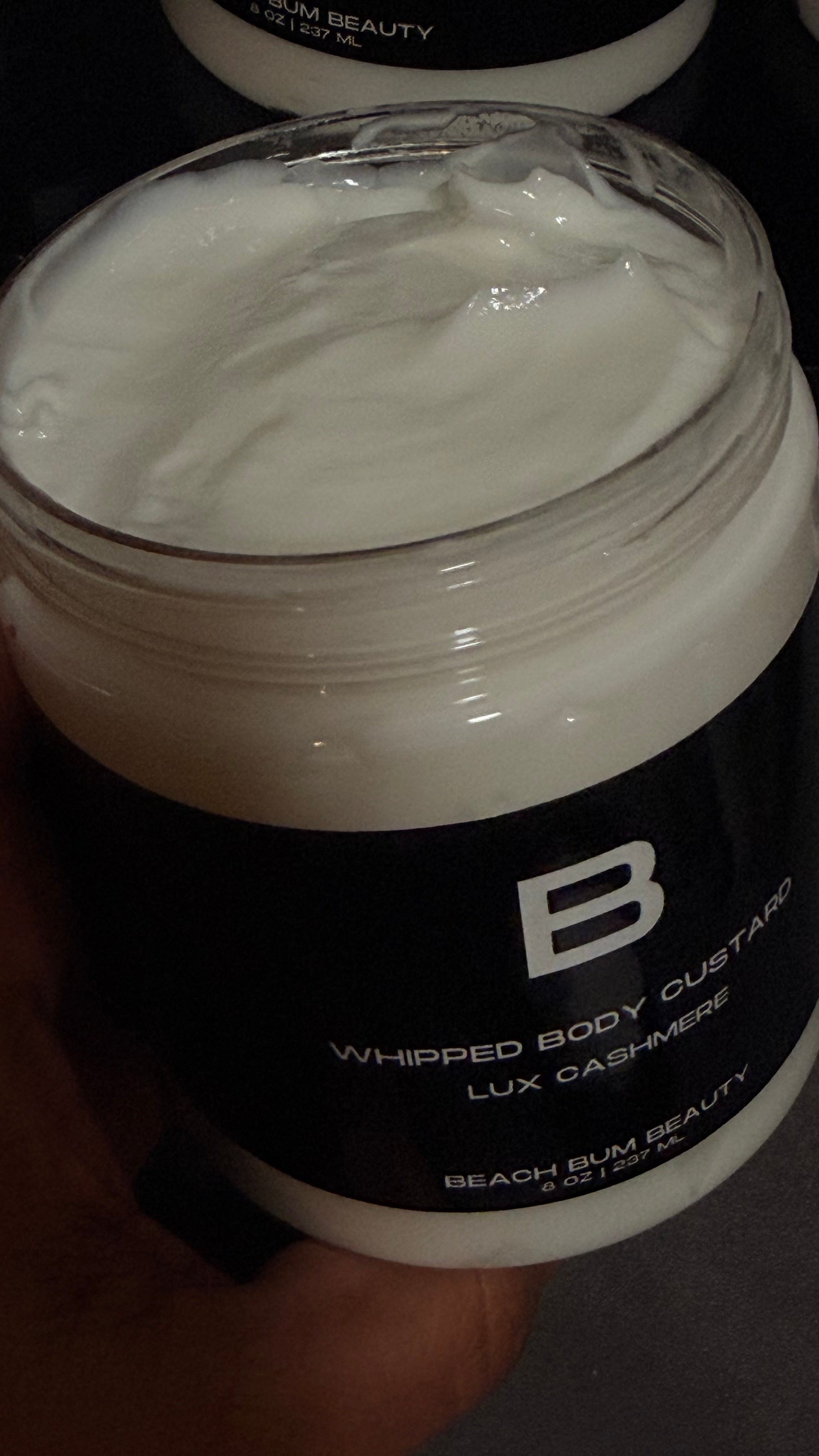 Whipped body custard