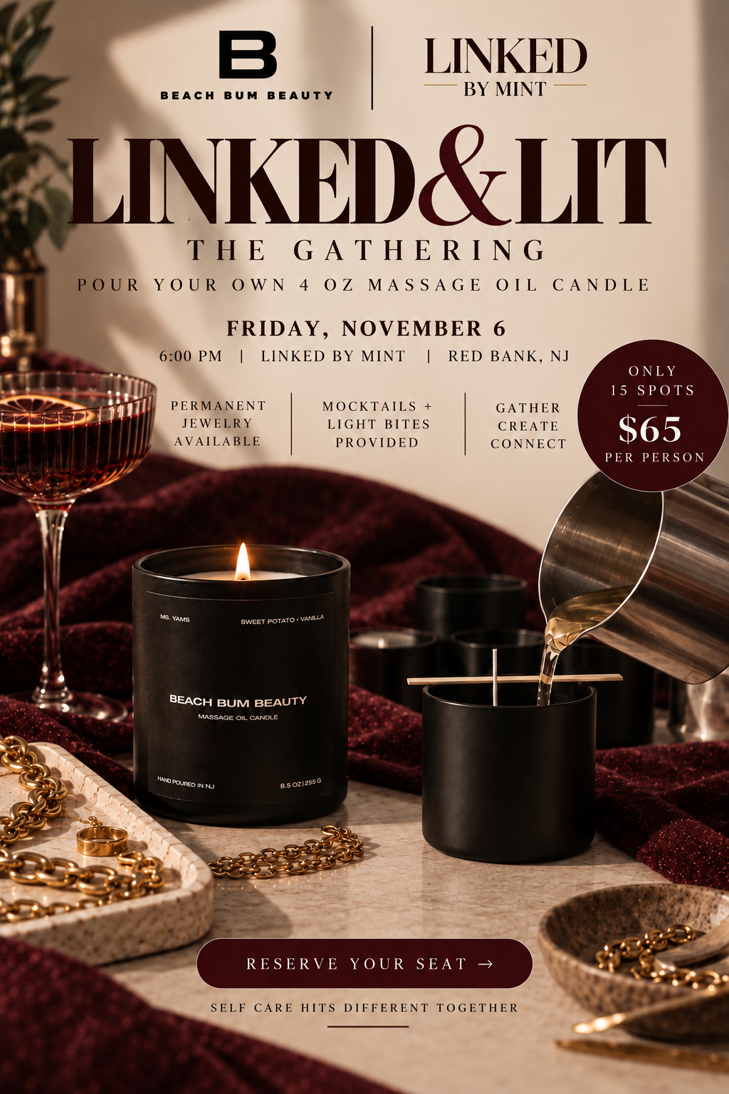 Linked & Lit: The Gathering — Candle Making Experience